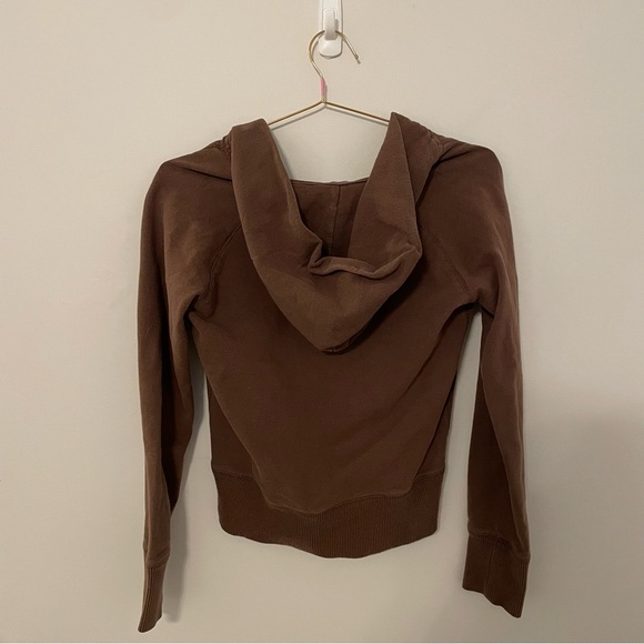 Vintage Y2K Sweatshirt Chocolate Brown Bella Swan M - Picture 4 of 10